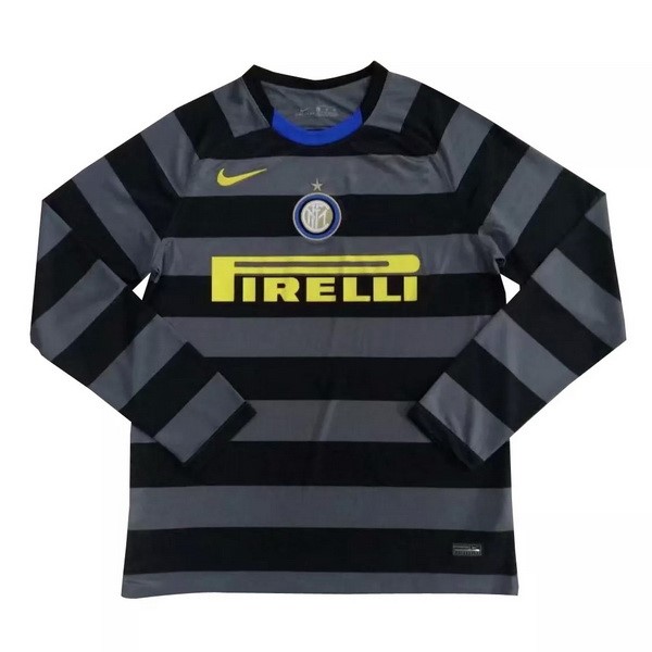 Thailande Maillot Football Inter Milan Third ML 2020-21 Gris